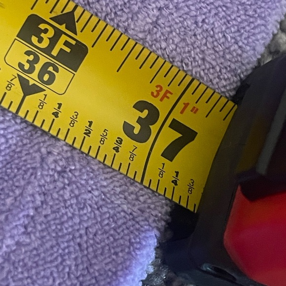 New Stan Herman Purple Zip Up Short Sleeve Robe Gown With Pockets M - Picture 9 of 14